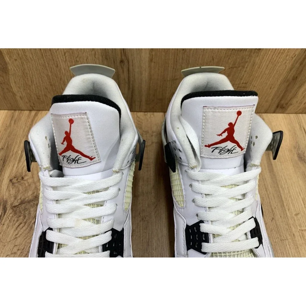 Nike Air Jordan 4 Retro White Cement 2016 (840606-192) Men’s Size 10 – Used